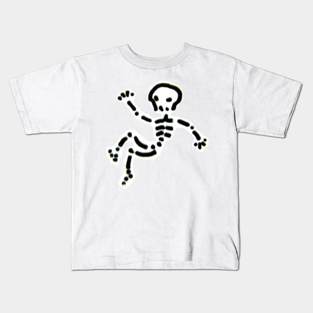 skeleton Kids T-Shirt by TattooTshirt